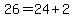 +26+=+24+%2B+2+
