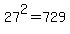 +27%5E2+=+729+