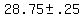 +28.75+%2B-+.25