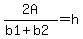 +2A%2F%28b1%2Bb2%29=++h+