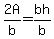 +2A%2Fb=+bh%2Fb