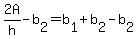 +2A%2Fh+-b%5B2%5D=+b%5B1%5D%2Bb%5B2%5D-b%5B2%5D+