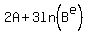 +2A+%2B+3ln%28B%5Ee%29