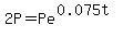 +2P+=+Pe%5E%280.075t%29+