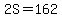 +2S=162