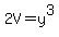 +2V=+y%5E3