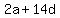 +2a%2B14d%29+=+-40+