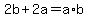 +2b+%2B+2a+=+a%2Ab+