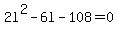 +2l%5E2-6l-108=0
