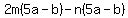 +2m%285a-b%29-n%285a-b%29+