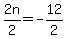 +2n%2F2=+-12%2F2