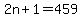 +2n+%2B+1+=+459+