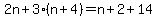+2n+%2B+3%2A%28+n+%2B+4+%29+=+n+%2B+2+%2B+14+