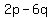 +2p+-6q+%2B+pq+%96+3q%5E2+