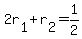 +2r%5B1%5D+%2B+r%5B2%5D+=+1%2F2+