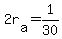 +2r%5Ba%5D+=+1%2F30+