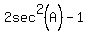 +2sec%5E2%28A%29+-+1+