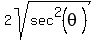 +2sqrt%28sec%5E2%28theta%29%29