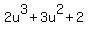 +2u%5E3+%2B+3u%5E2+%2B+2+