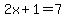 +2x%2B1=7+
