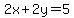 +2x%2B2y=5+