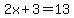 +2x%2B3++=+13