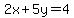 +2x%2B5y=4