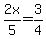 +2x%2F5+=+3%2F4+