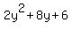 +2y%5E2+%2B+8y+%2B+6