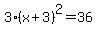 +3%28x%2B3%29%5E2+=+36+