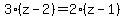 +3%28z-2%29=2%28z-1%29+