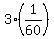 +3%2A%28+1%2F60+%29