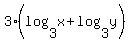 +3%2A%28+log%28+3%2Cx+%29+%2B+log%28+3%2Cy+%29+%29+