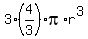 +3%2A%284%2F3%29%2A+pi%2A+r%5E3