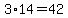 +3%2A14+=+42+