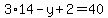 +3%2A14-y%2B2=40