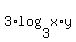 +3%2Alog%28+3%2C+x%2Ay+%29+