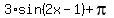 +3%2Asin%282x-1%29%2Bpi+