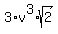 +3%2Av%5E3%2Asqrt%282%29+