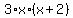+3%2Ax%2A%28+x%2B2+%29+