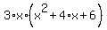 +3%2Ax%2A%28x%5E2+%2B+4%2Ax+%2B+6%29+
