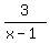 +3%2F%28x-1%29+