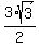 +3%2F2+%2A+sqrt%283%29