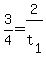 +3%2F4+=+2%2Ft%5B1%5D+