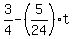 +3%2F4+-+%285%2F24%29%2At+