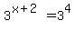 +3%5E%28x%2B2%29+=+3%5E4