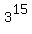 +3%5E15+