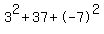 +3%5E2++%2B+37+%2B+-7%5E2