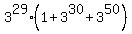 +3%5E29%2A%281%2B3%5E30+%2B+3%5E50+%29+