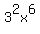 +3%5E2x%5E6+